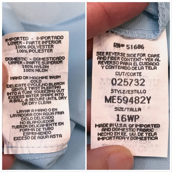 Floral accordion skirt dress, 16 petite. - Picture 3 of 4